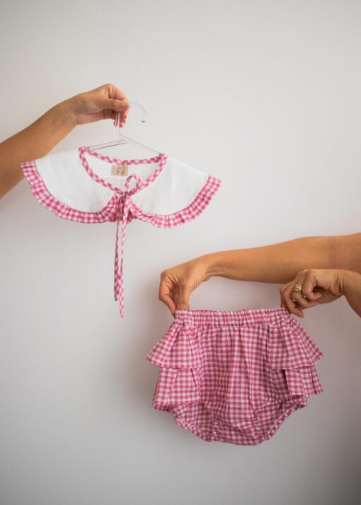 Conjunto gola e calcinha Maria Antônia